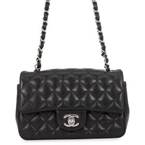 Chanel Chain Shoulder Bag Mini Matelassé 20 Coco Mark Lambskin A69900 CHANEL ...